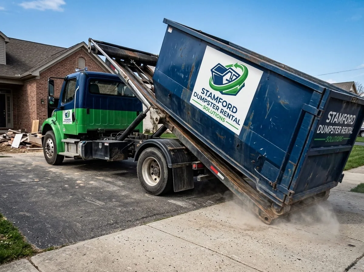Dumpster rental service areas near Stamford CT Dumpster rental service areas around Stamford and Fairfield County