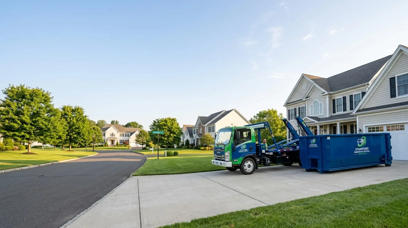 Dumpster rental services across Stamford, Connecticut